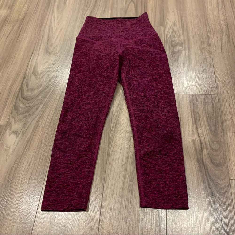 Beyond Yoga Spacedye High Waist Crop Leggings Plumberry